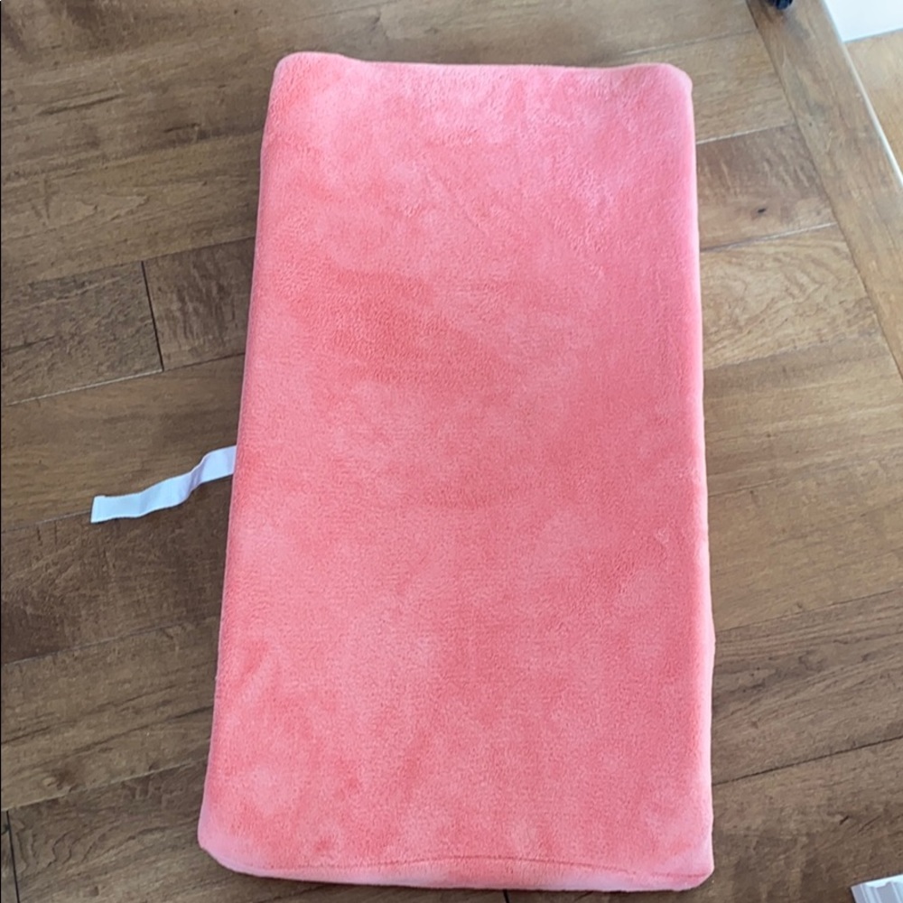 Trend Lab pink changing pad cover